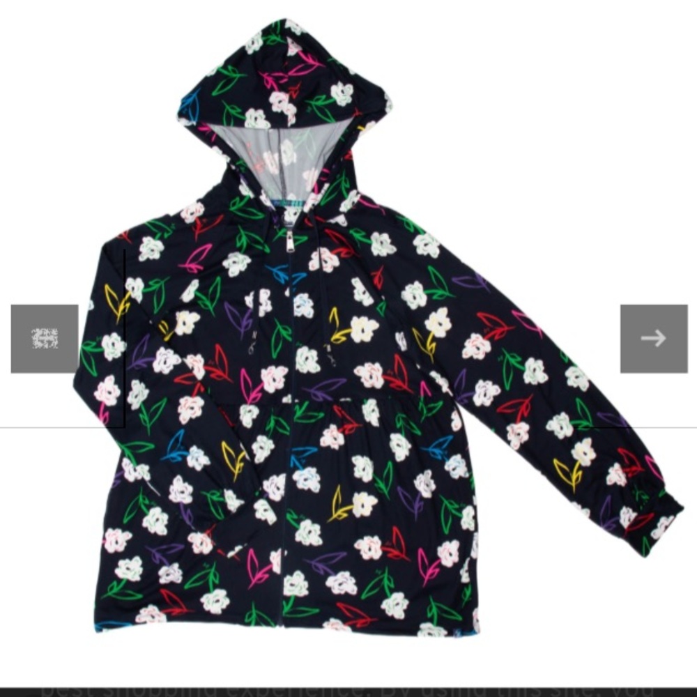 Lug Shimmy Jacket in Bright Floral NWT